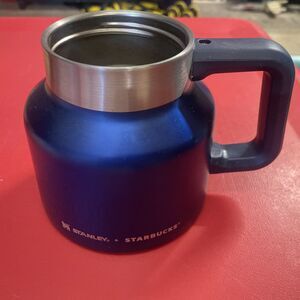 Stanley + Starbucks Stainless Steel Vacuum Blue Desktop Mug Cup 20 oz No Lid